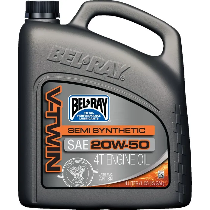 Ulei moto 4T Bel-Ray V-Twin 20W-50 4L - semi-sintetic