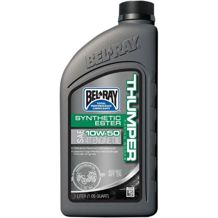 Ulei moto 4T Bel-Ray Thumper 10W-50 1L - ester sintetic, moto/ATV Ulei moto 4T Bel-Ray Thumper 10W-50 1L - ester sintetic, moto/ATV