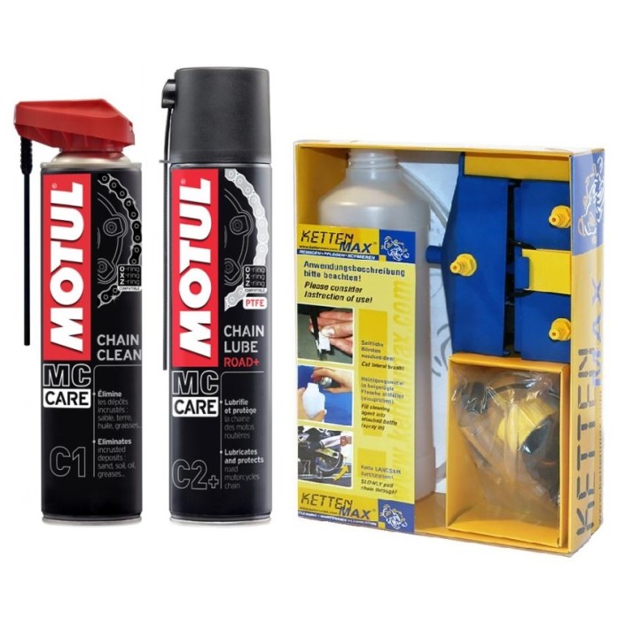 KETTENMAX & MOTUL - Kit curatare + ungere lant, varianta ROAD+