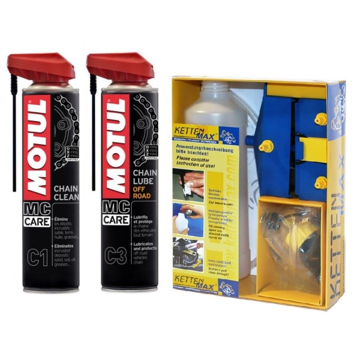 KETTENMAX & MOTUL - Kit curatare + ungere lant, varianta OFFROAD