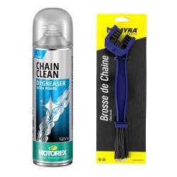 MOTOREX OFERTA - Spray CURATARE LANT - 500ml [CHAIN CLEAN] + MYRA PERIE LANT [OUT1015]