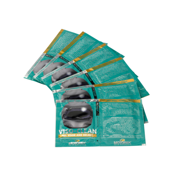 MOTOREX - VISO CLEAN - servetel umed+uscat pentru curatate viziera