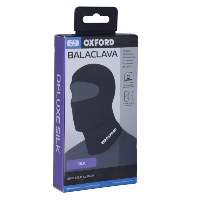 OXFORD - Cagula SILK, matase naturala, negru