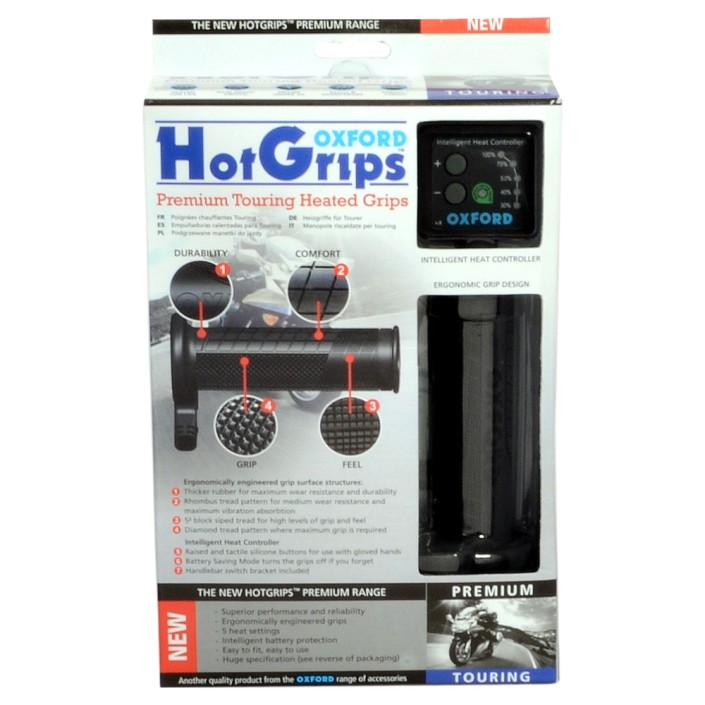 OXFORD - HOTGRIPS PREMIUM TOURING WITH V8 SWITCH