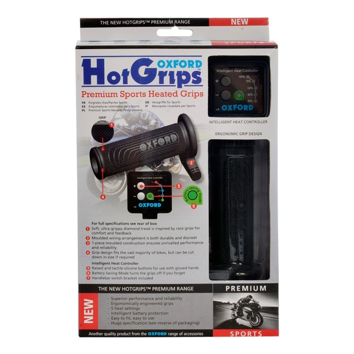OXFORD - HOTGRIPS PREMIUM WITH V8 SWITCH