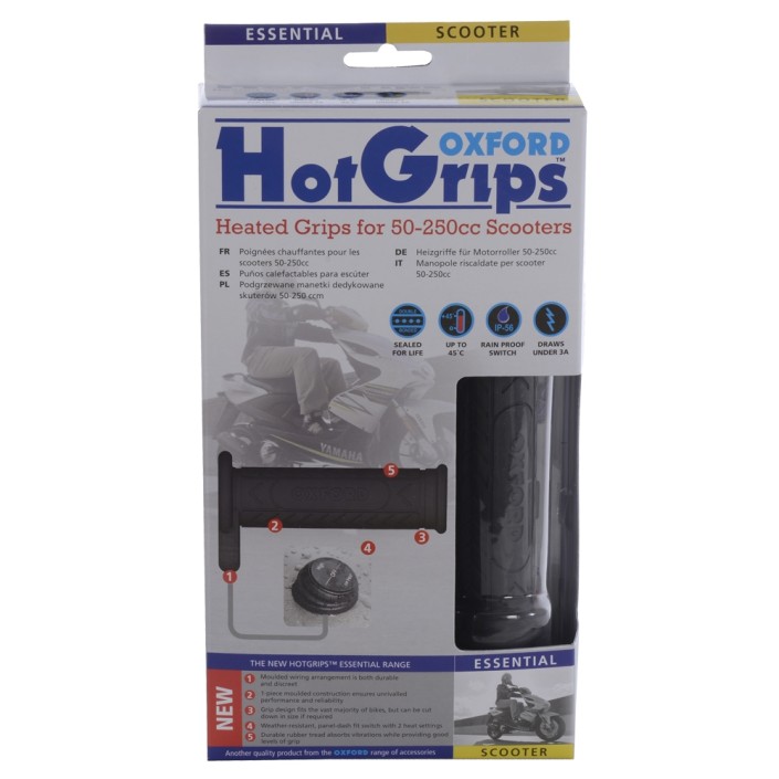 OXFORD - HOTGRIPS SCOOTER WITH PANEL SWITCH