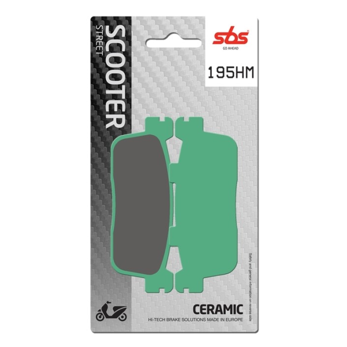 SBS - placute frana 195HM - Scooter [Ceramic]