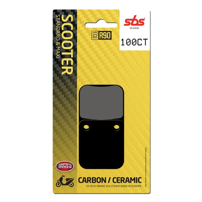 SBS - placute frana 100CT - Scooter [Carbon / Ceramic]