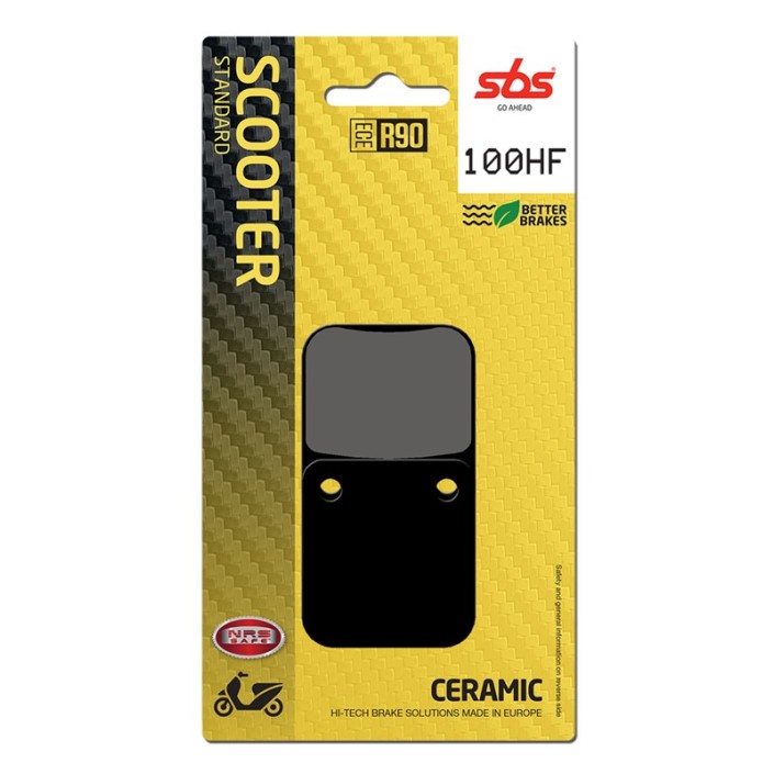SBS - placute frana 100HF [536HF] - Scooter [Ceramic]