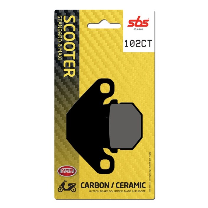 SBS - placute frana 102CT - Scooter [Carbon / Ceramic]