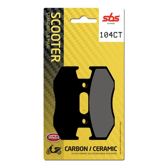 SBS - placute frana 104CT - Scooter [Carbon / Ceramic]