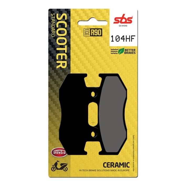 SBS - placute frana 104HF - Scooter [Ceramic]