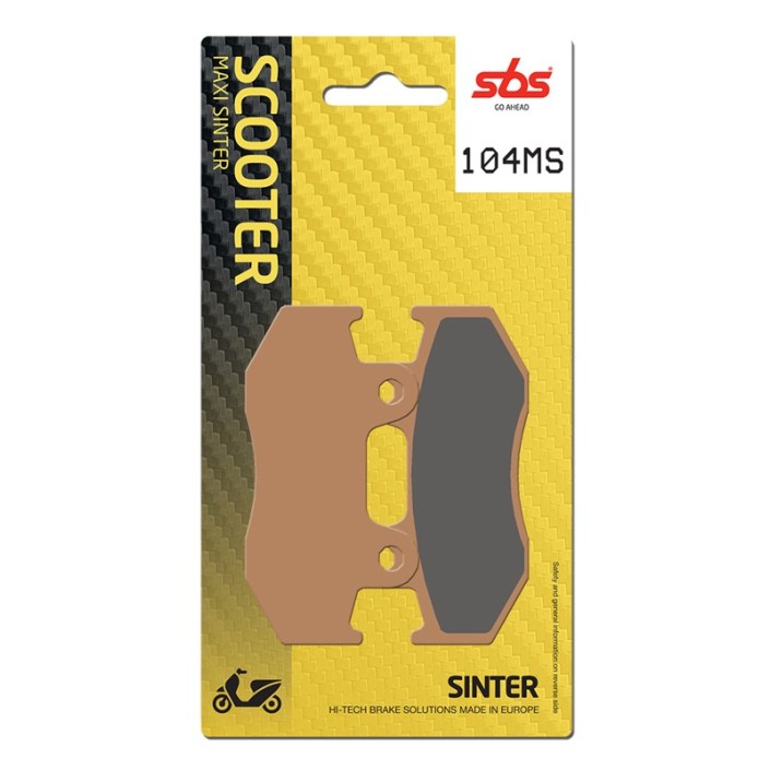 SBS - placute frana 104MS - Maxi Scooter [Sinter]