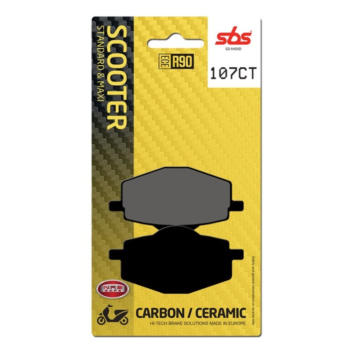 SBS - placute frana 107CT - Scooter [Carbon / Ceramic]
