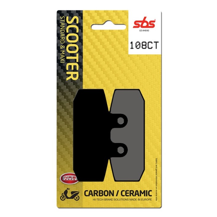 SBS - placute frana 108CT - Scooter [Carbon / Ceramic]