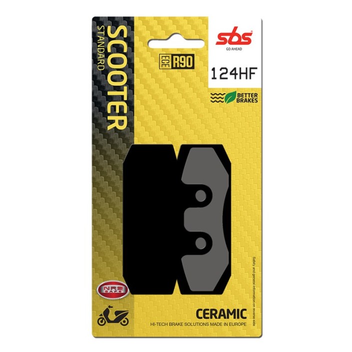 SBS - placute frana 124HF - Scooter [Ceramic]