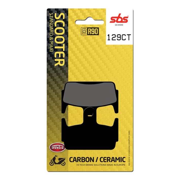 SBS - placute frana 129CT - Scooter [Carbon / Ceramic]