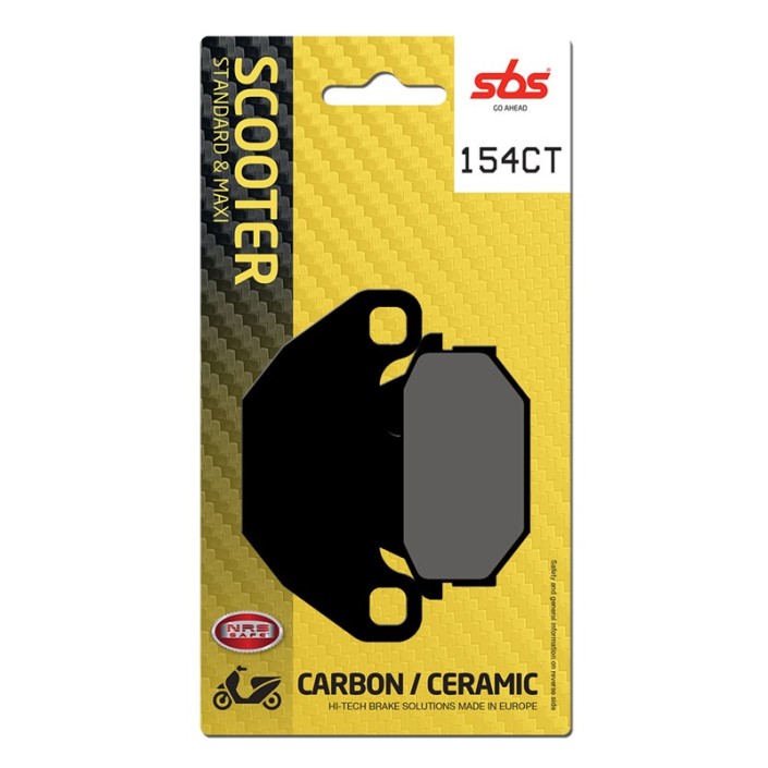 SBS - placute frana 154CT - Scooter [Carbon / Ceramic]