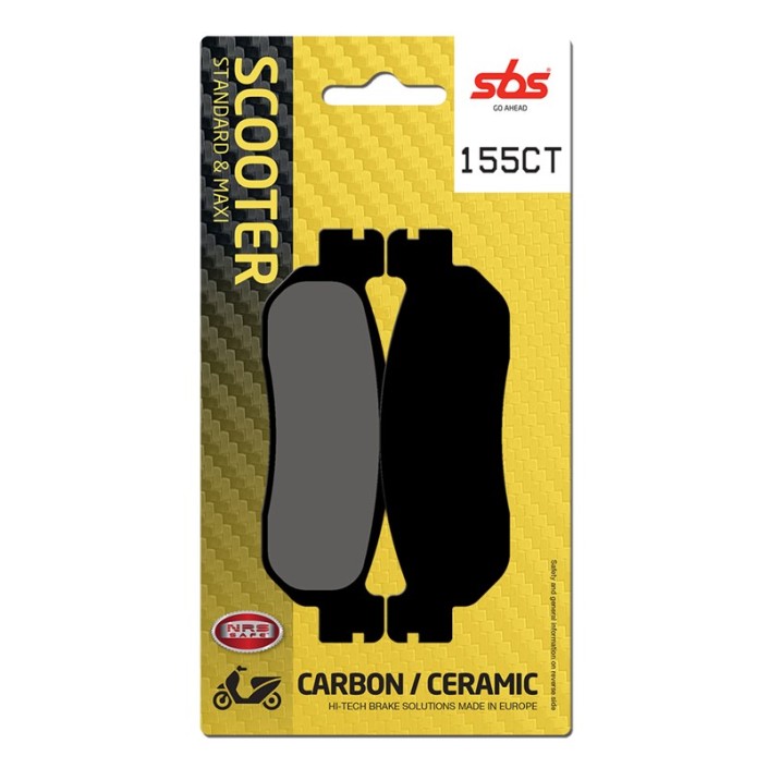 SBS - placute frana 155CT - Scooter [Carbon / Ceramic]
