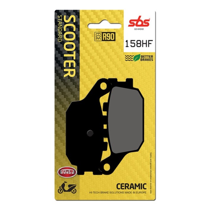 SBS - placute frana 158HF [753HF] - Scooter [Ceramic]