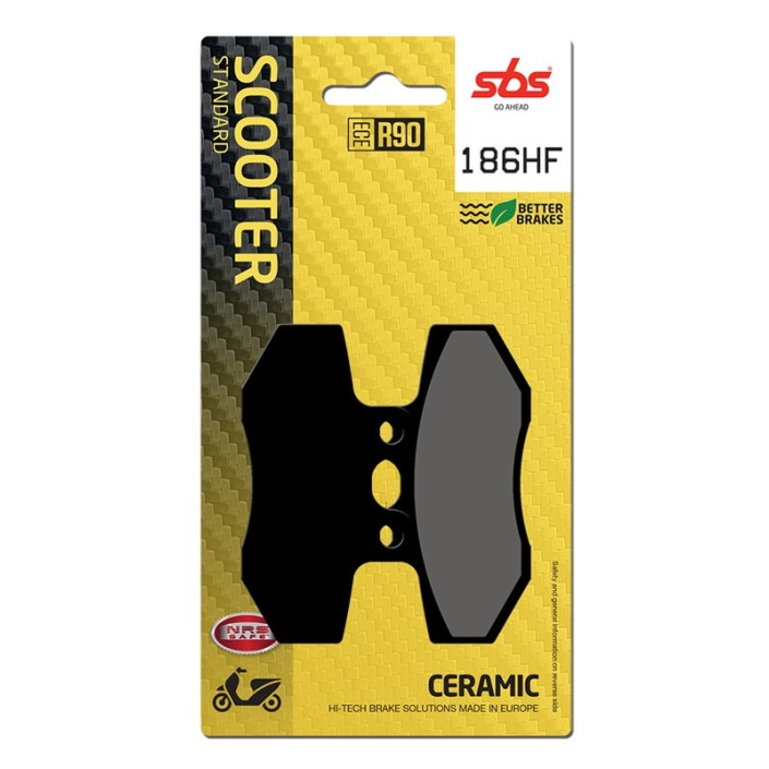 SBS - placute frana 186HF [817HF] - Scooter [Ceramic]
