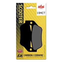SBS - plăcuțe de frână 194CT pentru scuter [Carbon / Ceramic]