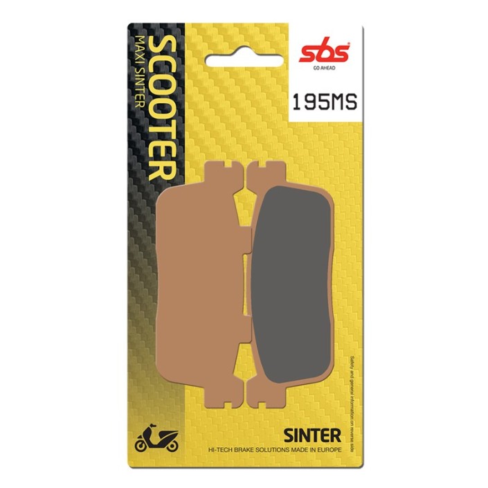 SBS - placute frana 195MS - Maxi Scooter [Sinter]