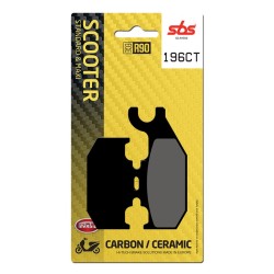 SBS - plăcuțe de frână 196CT - Scooter [Carbon / Ceramic]