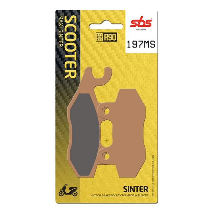 SBS - placute frana 197MS - Maxi Scooter [Sinter]