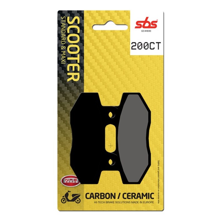 SBS - placute frana 200CT - Scooter [Carbon / Ceramic]