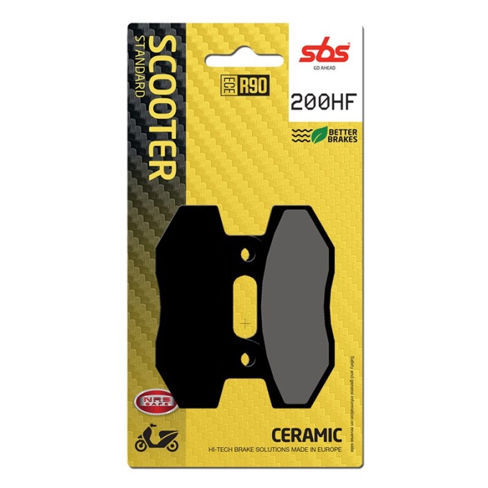 SBS - placute frana 200HF - Scooter [Ceramic]