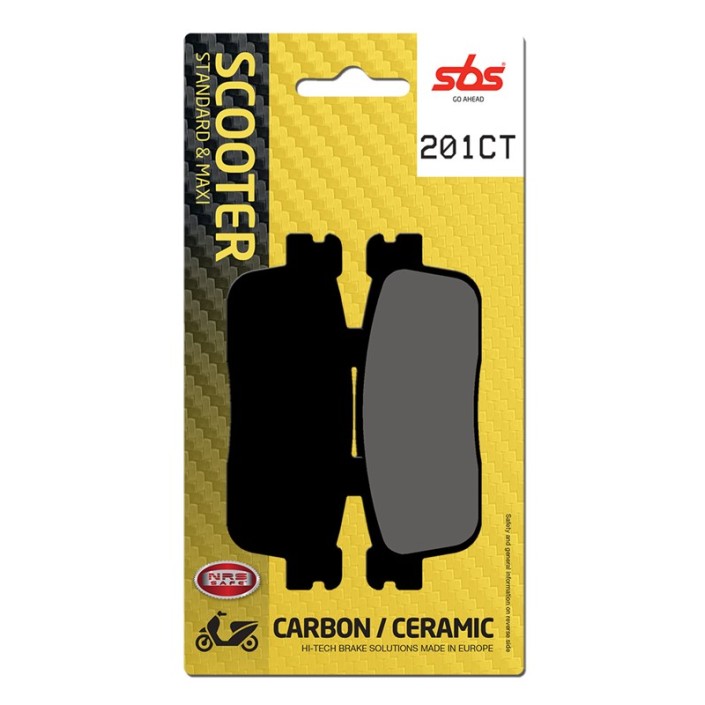 SBS - placute frana 201CT - Scooter [Carbon / Ceramic]