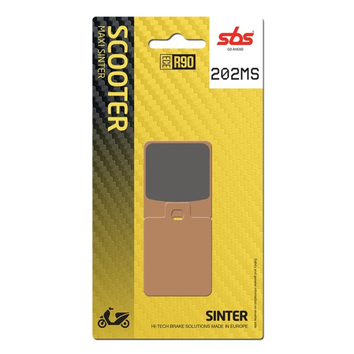 SBS - placute frana 202MS - Maxi Scooter [Sinter]
