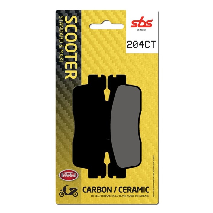 SBS - placute frana 204CT - Scooter [Carbon / Ceramic]