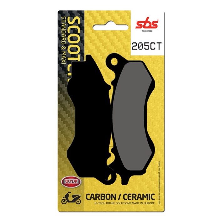 SBS - placute frana 205CT - Scooter [Carbon / Ceramic]