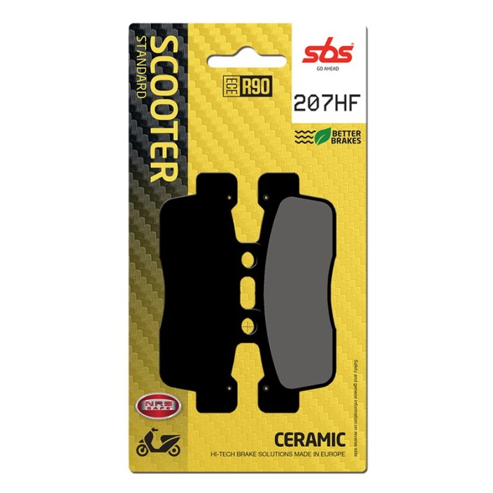 SBS - placute frana 207HF - Scooter [Ceramic]