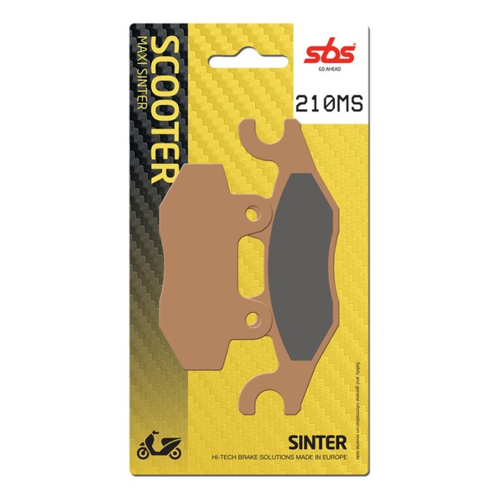 SBS - placute frana 210MS - Maxi Scooter [Sinter]