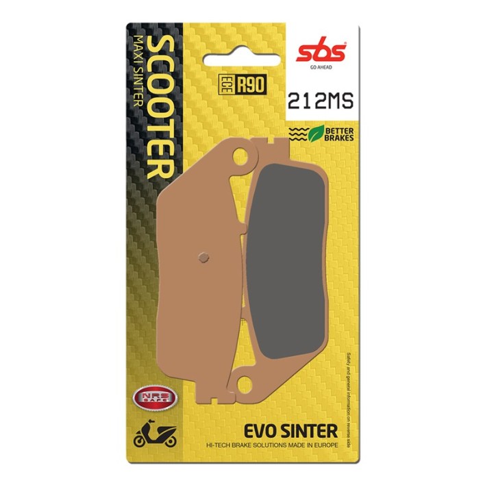 SBS - placute frana 212MS - Maxi Scooter [Sinter]
