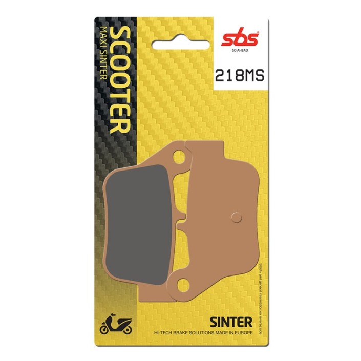 SBS - placute frana 218MS - Maxi Scooter [Sinter]
