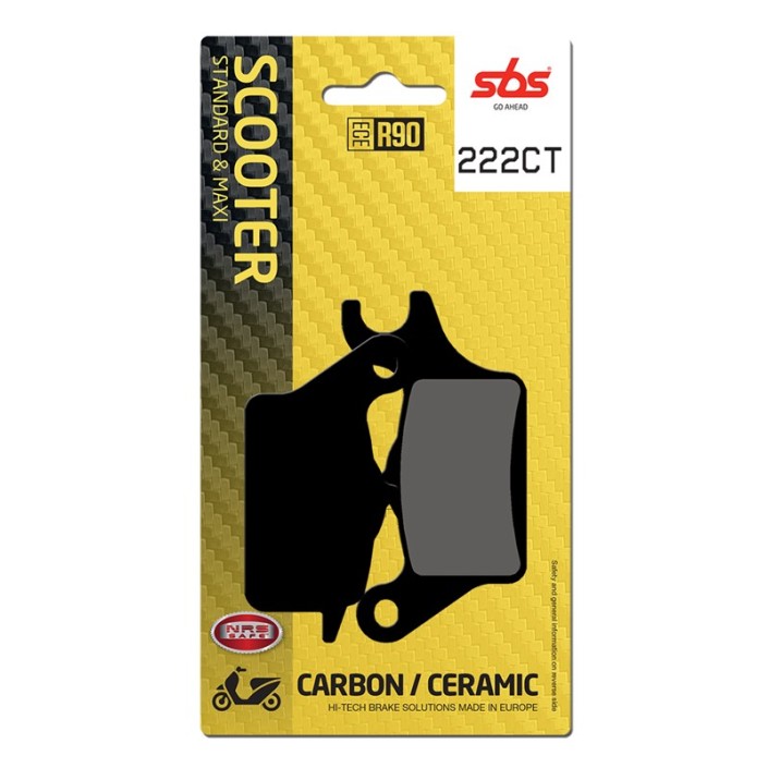 SBS - placute frana 222CT - Scooter [Carbon / Ceramic]