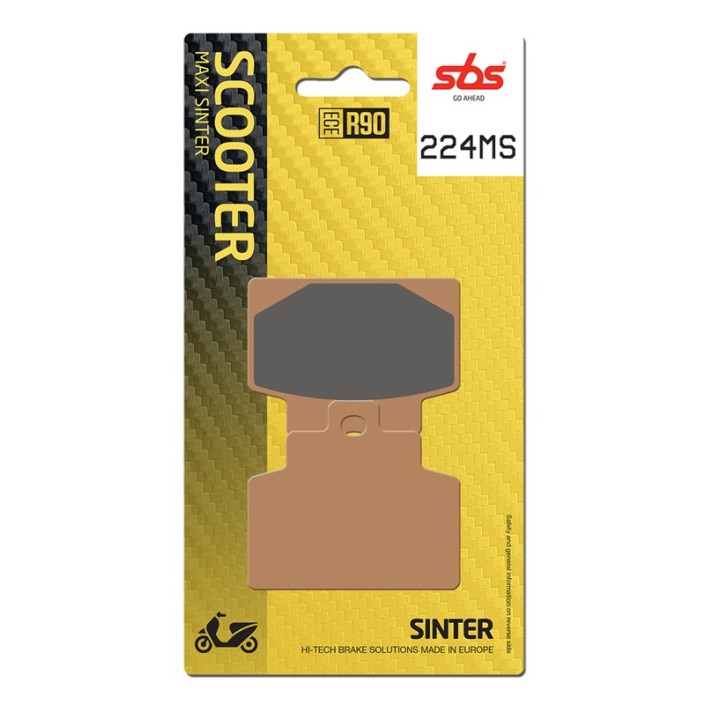 SBS - placute frana 224MS - Maxi Scooter [Sinter]