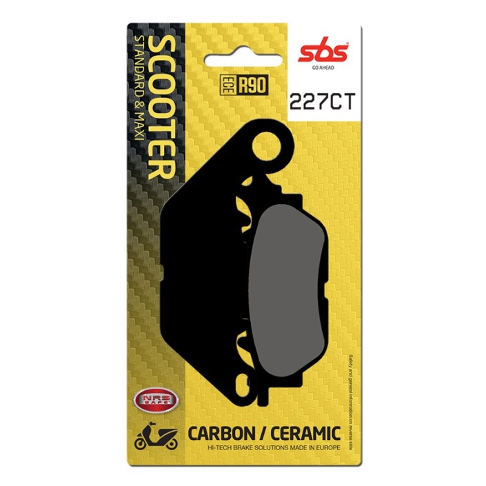 SBS - placute frana 227CT - Scooter [Carbon / Ceramic]
