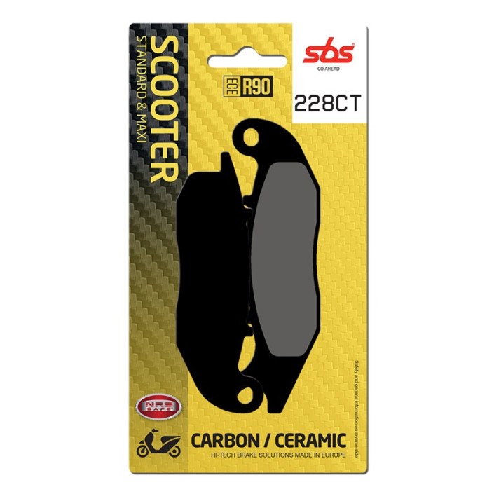 SBS - placute frana 228CT - Scooter [Carbon / Ceramic]
