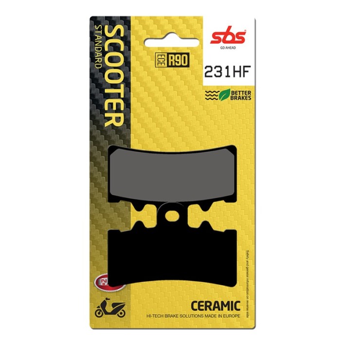 SBS - placute frana 231HF - Scooter [Ceramic]