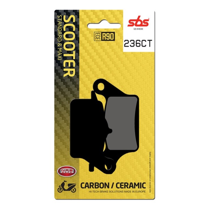 SBS - placute frana 236CT - Scooter [Carbon / Ceramic]