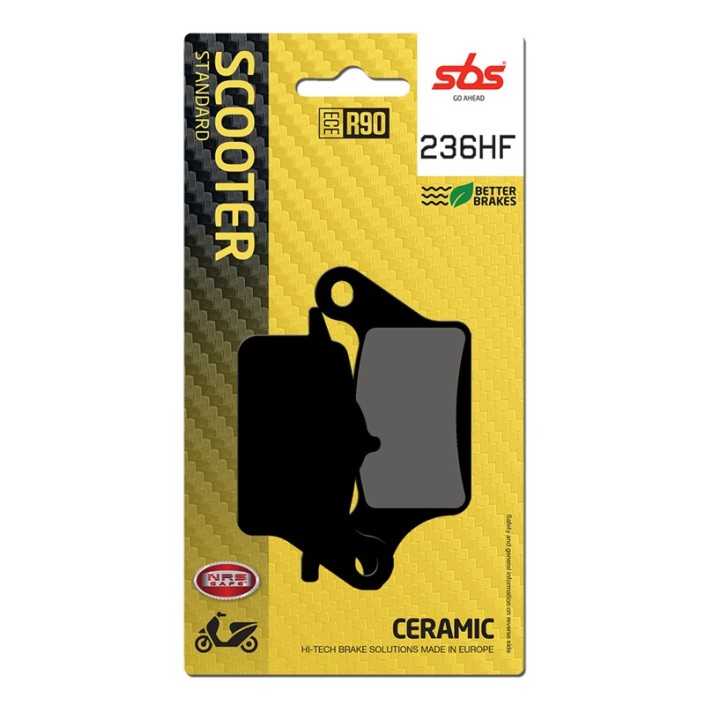 SBS - placute frana 236HF - Scooter [Ceramic]
