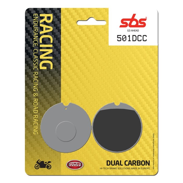 SBS - placute frana 501DCC - Classic Racing [Dual Carbon]