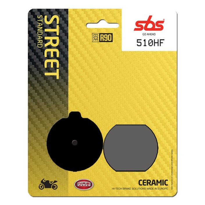 SBS - placute frana 510HF - Street [Ceramic]