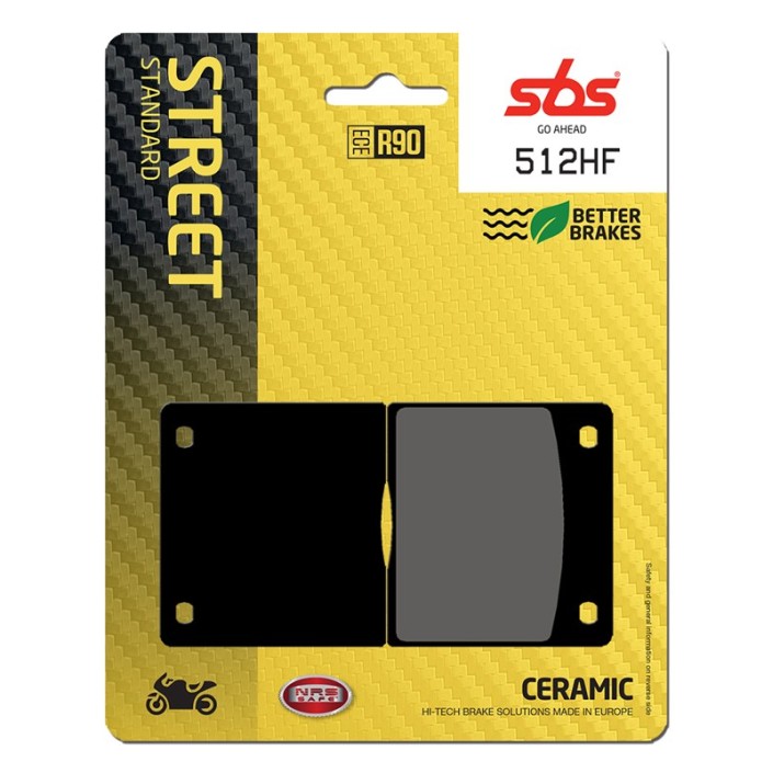SBS - placute frana 512HF - Street [Ceramic]