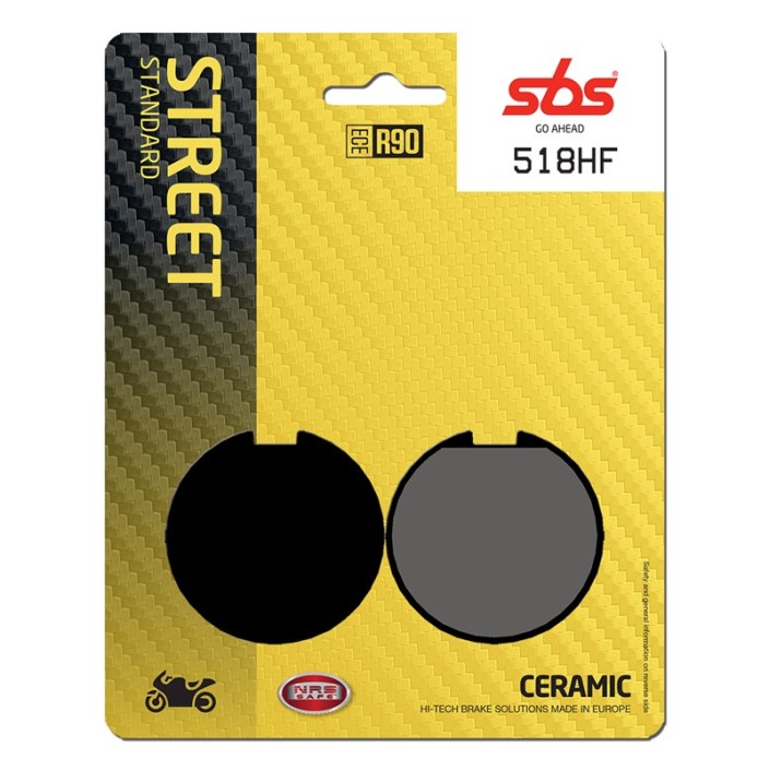 SBS - placute frana 518HF - Street [Ceramic]